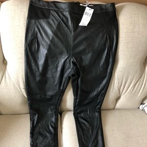 BCBGeneration Faux Leather Pants Size M